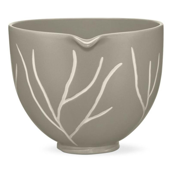 Kitchenaid® 5 Quart Bare Leaves Ceramic Bowl KSM2CB5BL Kitchenaid® 5 Quart Bare Leaves Ceramic Bowl KSM2CB5BL