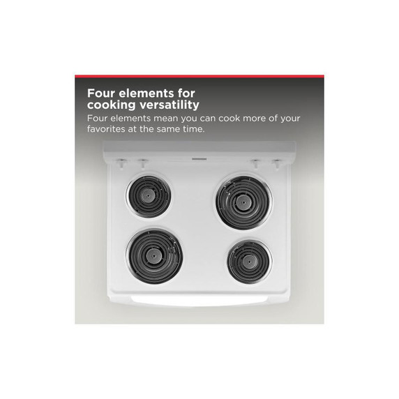 30-inch Amana® Electric Range with Bake Assist Temps ACR4303MFW 30-inch Amana® Electric Range with Bake Assist Temps ACR4303MFW