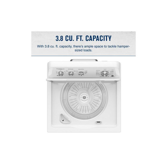 Maytag® Top Load Washer with Deep Fill - 4.4 cu. ft. MVW4005SW Maytag® Top Load Washer with Deep Fill - 4.4 cu. ft. MVW4005SW