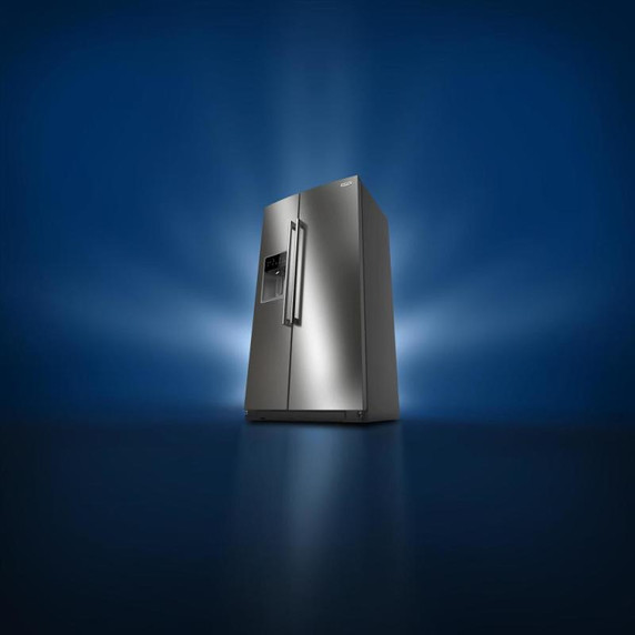 Maytag® 36-inch Wide Full-Depth Side-by-Side Refrigerator with Arctic Blue Interior - 28.3 Cu. Ft. MRSF6636RZ