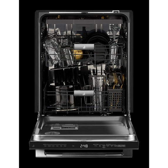 Jennair® RISE™ 24" Built-In Dishwasher with Precise Fit 3rd Rack for Cutlery with Plasma Coating, 39 dBA JDTS3924SL