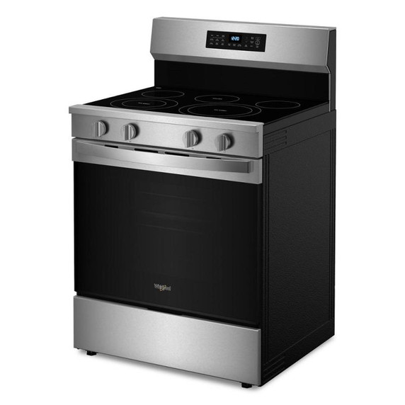 Whirlpool® 30-Inch Electric Range with Air Cooking Technology and No Preheat Air Fry YWFES7030SZ