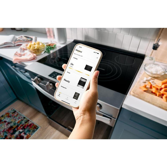 Whirlpool® 30-inch Electric Range with Air Cooking Technology YWSES5030SB