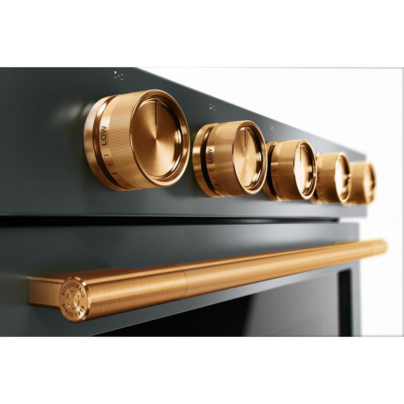 Kitchenaid® 5.0 Cu. Ft. Smart Slide-in Gas Range with Convection Cooking Modes and 2-in-1 Burner KSGS530SJP