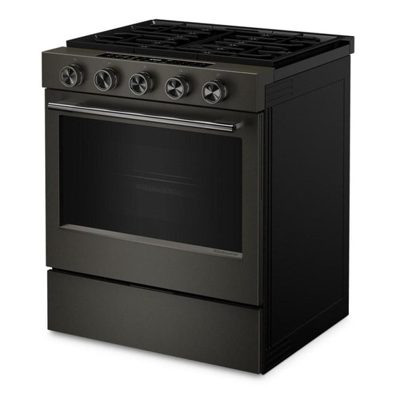 Kitchenaid® 5.0 Cu. Ft. Smart Slide-in Gas Range with Convection Cooking Modes and 2-in-1 Burner KSGS530SBE Kitchenaid® 5.0 Cu. Ft. Smart Slide-in Gas Range with Convection Cooking Modes and 2-in-1 Burner KSGS530SBE