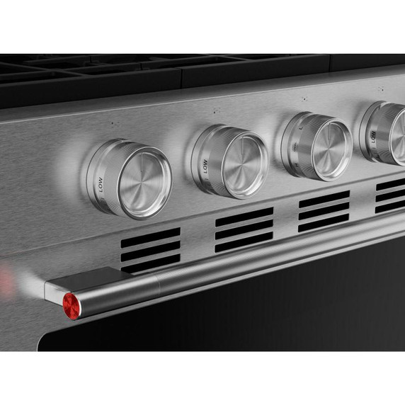 Kitchenaid® 5.0 Cu. Ft. Smart Slide-in Gas Range with Convection Cooking Modes and 2-in-1 Burner KSGS530SPS