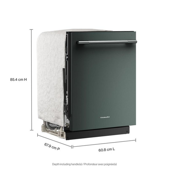 Kitchenaid® Third Level Jet Rack Dishwasher with 40+ Total Wash Jets, 41 dBA KDTS324SJP