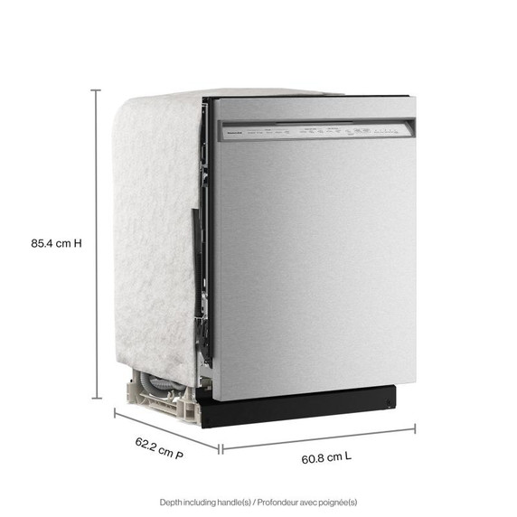 Kitchenaid® Third Level Jet Rack Dishwasher with 40+ Total Wash Jets, 41 dBA KDFS324SPS