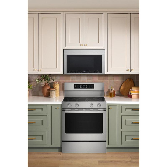 Kitchenaid® 5.3 Cu. Ft. Freestanding Electric Range with Convection Cooking Modes YKFES530SPS