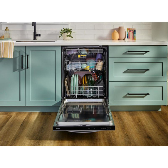 Whirlpool® 24-Inch Dishwasher with Total Coverage Wash Action and Auto Open Air Dry in Fingerprint Resistant Stainless Steel WDTS8024SZ