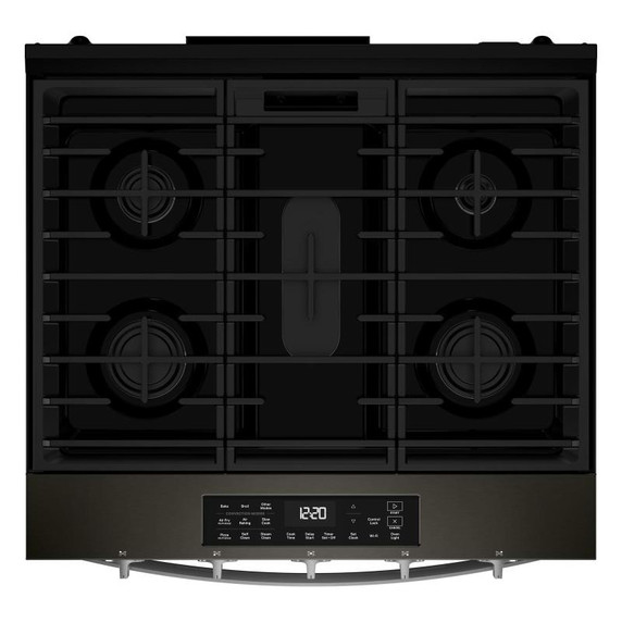 Whirlpool® 30-inch Gas Range with Air Cooking Technology WSGS5030SV Whirlpool® 30-inch Gas Range with Air Cooking Technology WSGS5030SV