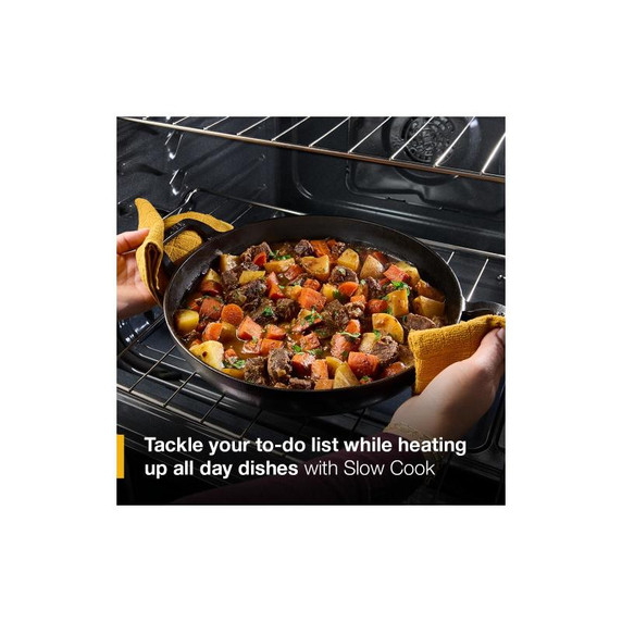 Whirlpool® 30-inch Gas Range with Air Cooking Technology WSGS5030SV Whirlpool® 30-inch Gas Range with Air Cooking Technology WSGS5030SV