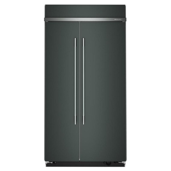 Kitchenaid® 25.5 Cu. Ft. 42" Built-In Side-by-Side Refrigerator with Platinum Interior KBSN742SJP Kitchenaid® 25.5 Cu. Ft. 42" Built-In Side-by-Side Refrigerator with Platinum Interior KBSN742SJP