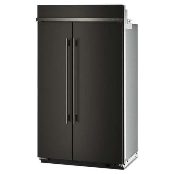 Kitchenaid® 30 Cu. Ft. 48" Built-In Side-by-Side Refrigerator with Platinum Interior KBSN748SBE Kitchenaid® 30 Cu. Ft. 48" Built-In Side-by-Side Refrigerator with Platinum Interior KBSN748SBE
