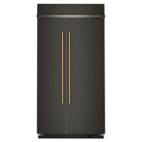 Kitchenaid® 25.5 Cu. Ft. 42" Built-In Side-by-Side Refrigerator with Platinum Interior KBSN742SBE