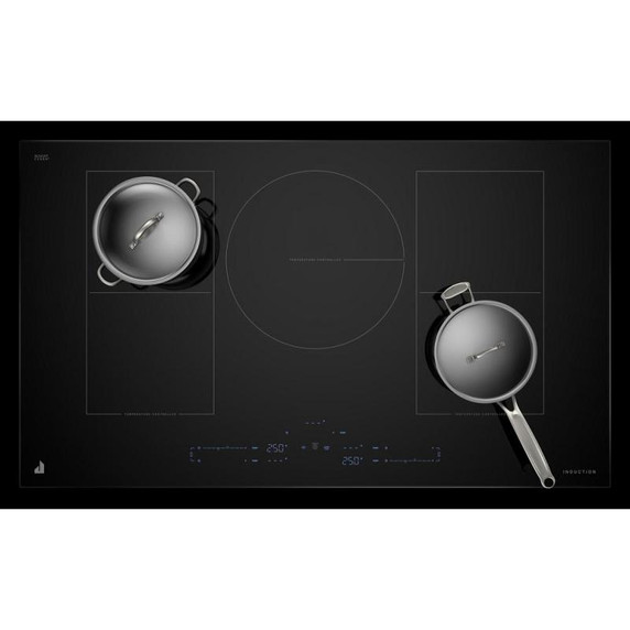 Jennair® 36" Oblivion Smart Induction Cooktop with Temperature-Controlled Cooking JICT736SB