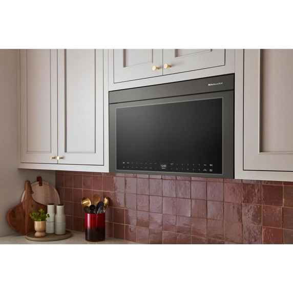 Kitchenaid® Multifunction Over-the-Range Microwave Oven with Flush Built-In Design YKMMF530PBE Kitchenaid® Multifunction Over-the-Range Microwave Oven with Flush Built-In Design YKMMF530PBE