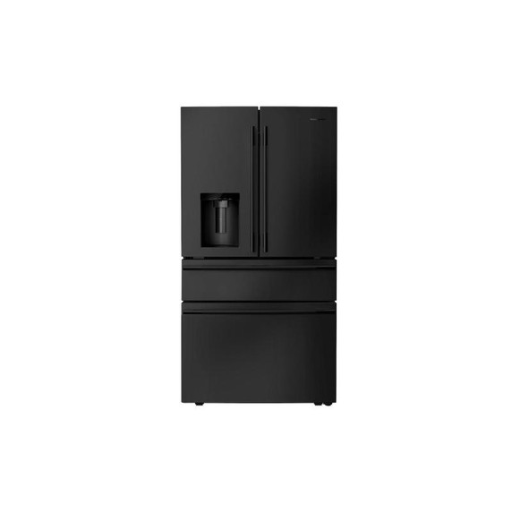Kitchenaid® 29 cu. ft. French Door Refrigerator with Exterior Water and Ice and FreshChill™ Full-Width Refrigerated Drawer KRMF436SBE Kitchenaid® 29 cu. ft. French Door Refrigerator with Exterior Water and Ice and FreshChill™ Full-Width Refrigerated Drawer KRMF436SBE