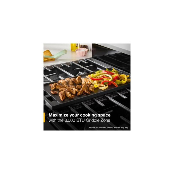 Whirlpool® 30-inch Gas Range with Air Cooking Technology and Steam Clean WFGS4530SB