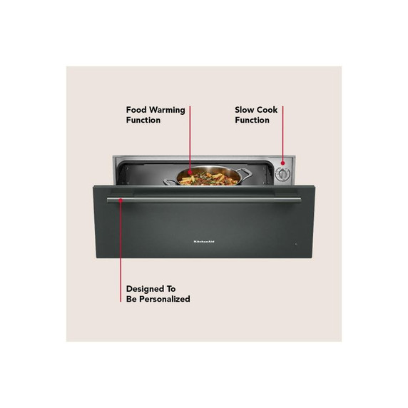 Kitchenaid® 30" Slow Cook Warming Drawer KWES730SJP