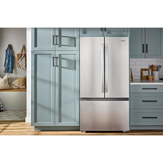 Whirlpool® 36-inch Wide True Counter Depth 3-Door French Door Refrigerator - 24 cu. ft. WRFC3036RZ
