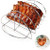 New Style Stainless Steel BBQ Rib Rack 26"