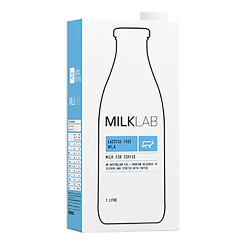 Lactose Free Milk for Baristas MilkLab 1L, 12-pack - Rawsters