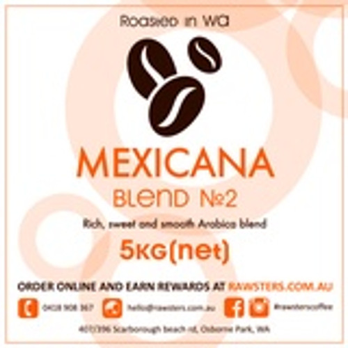Mexicana №2 Coffee Beans 5 kg (20% off RRP)