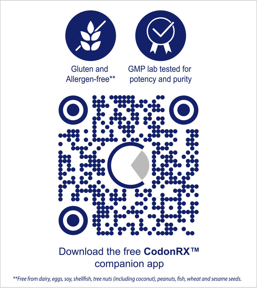 CodonRX | AI High Potency Probiotic Capsules for Dietary Management of Gut and Digestive Health