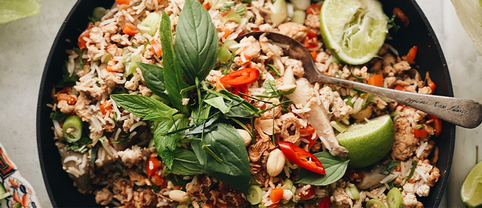 Five Spice Chicken & Oyster Mushroom San Choy Bow by This Little Pig Went To Market