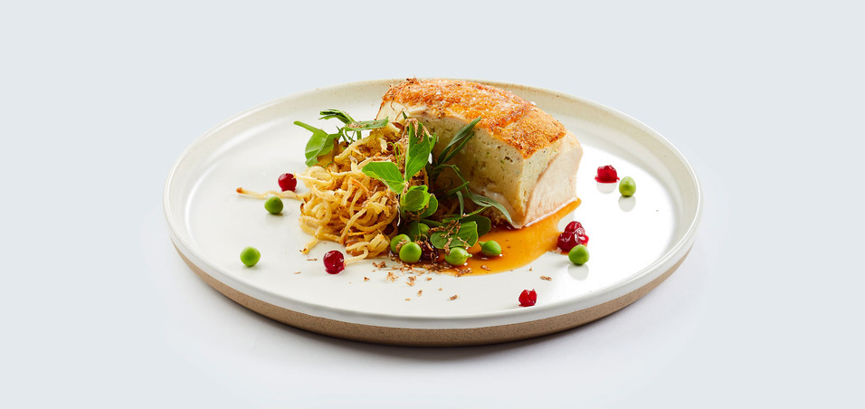 Stuffed Chicken Breast with Fried Jerusalem Artichokes