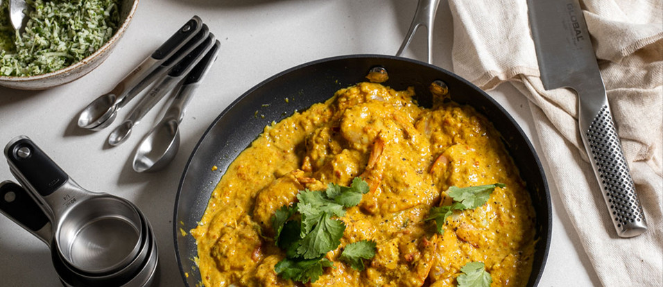 Lime Coconut Prawn Curry