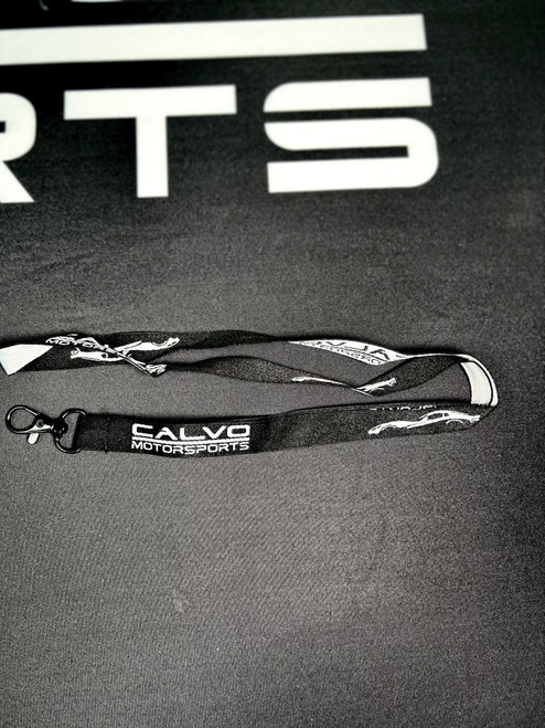 Calvo Motorsports Black Lanyard