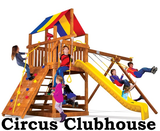 Swing Sets - Clubhouse Style - Circus Clubhouse - Dream Play 