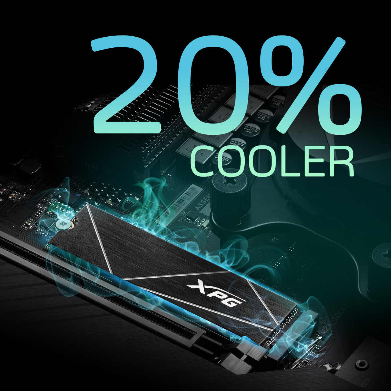 XPG GAMMIX S70 Blade: 1TB M.2 2280 NVMe 3D NAND PCIe Gen4 Gaming Internal  Solid State Drive | PS5 Compatible | Black SSD