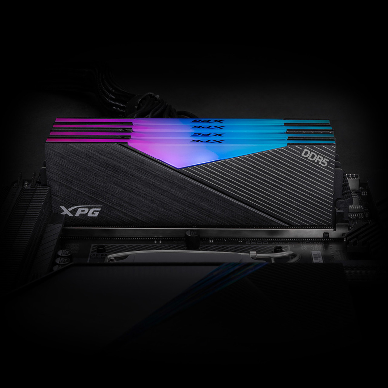 XPG LANCER RGB DDR5 Desktop Memory: 32GB (2x16GB) 6000 MHz CL40-40-40 | RGB  w/ Black Heatsink | RAM Upgrade