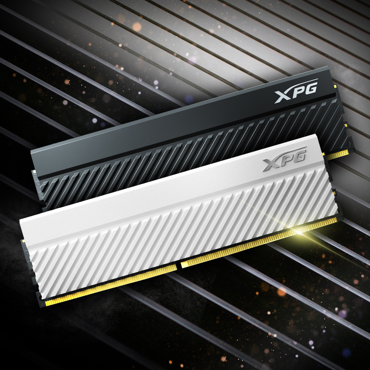 XPG GAMMIX D45 Desktop Memory: White 16GB (2x8GB) DDR4 3600MHz CL18-22-22 |  UDIMM Heatsink | DRAM PC4-28800