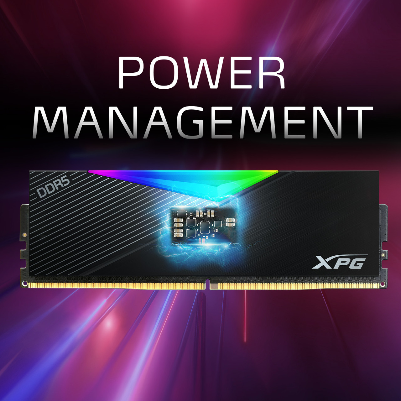 XPG Lancer RGB DDR5 7200MHz 32GB (2x16GB) CL34 UDIMM 288-Pins