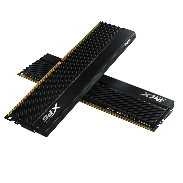 XPG GAMMIX D45 Desktop Memory: 16GB (2x8GB) DDR4 3600MHz CL18-22-22 | UDIMM Black - 2PK | Aluminum Exterior PC4-28800