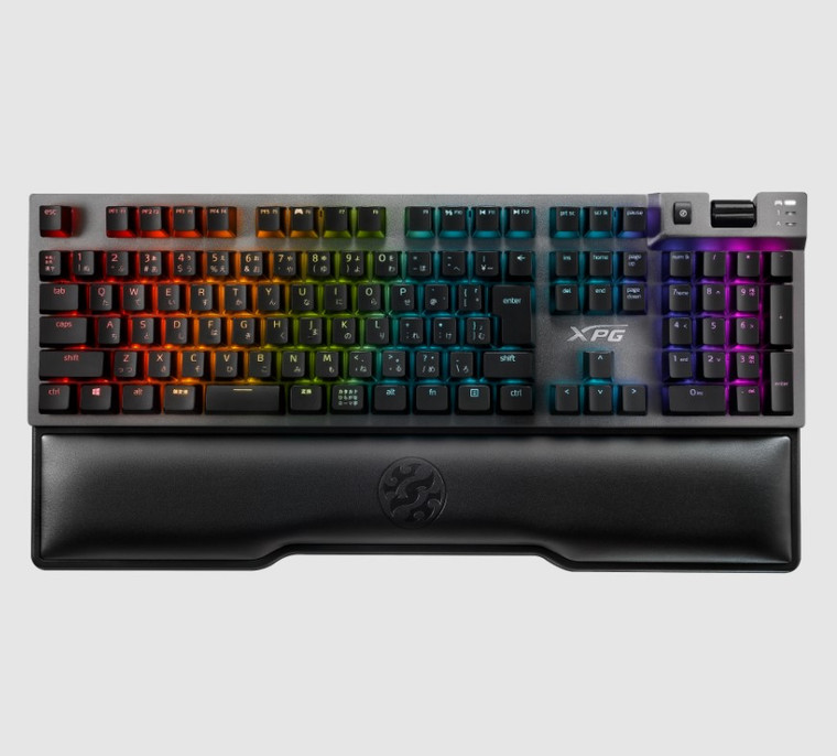 XPG SUMMONER Wired Gaming Keyboard USB - RGB Cherry MX Blue Loud Switches | 104 Anti-Ghosting Keys + 5 Macro Keys