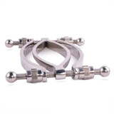 Bondage stainless steel pussy clamps