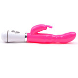 Slim G-Spot Twelve Speed Rabbit Vibrator Neon Pink