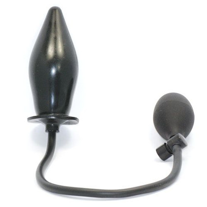Black Inflatable Pump N Play Butt Plug
