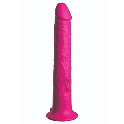 Pink vibrating dildo