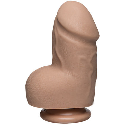 The D - Fat D 6 Inch Vanilla Dildo With Balls