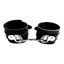 Black Rubber Wrist Cuffs By Rouge Garments