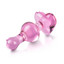 Icicles No.75 Pink Heart Glass tail Butt Plug