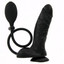 big black inflatable realistic dildo