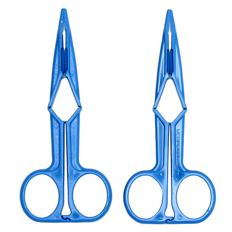 Freaky Bondage blue scissor nipple clamps