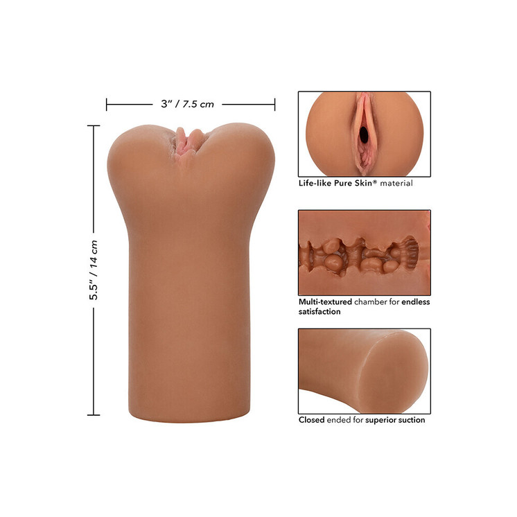 Boundless Vulva Masturbator Flesh Brown